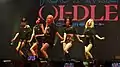 (G)I-dle performing "Senorita" during soundcheck at their San Francisco, U.S. concert on July 24, 2022.