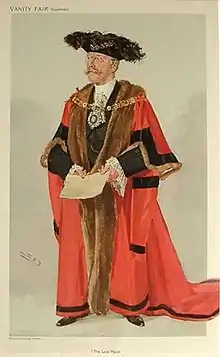 The scarlet robe, with train