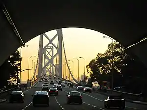 Exiting western portal (2011)