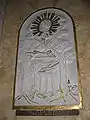 Panel inside the church: Mariam Baouardy