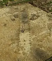 Late Neolithic longhouse remains, Denmark, c. 1900 BC.