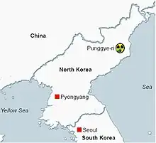 Map of North Korea