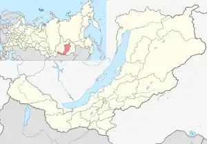 Angoya is located in Republic of Buryatia