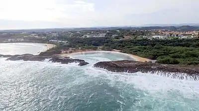 View of Mar Chiquita beach / bay