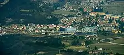 Center of Povo, University and FBK in foreground
