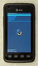 ClockworkMod Recovery main menu