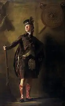 Portrait by Henry Raeburn of Alexander Ranaldson MacDonell of Glengarry in 1812.