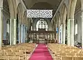 Inside of the church.