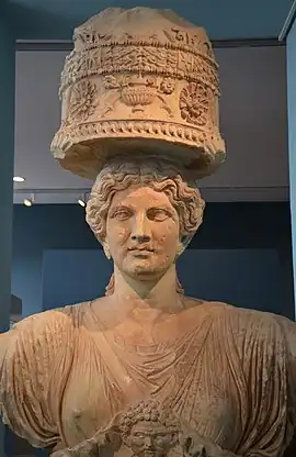 Caryatid from Demeter's sanctuary