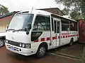 Toyota Coaster fire operations control van, Bunbury state facilities, August 2011.