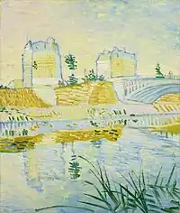 Bridge of Asnières also The Seine with the Pont de Clichy1887Private Collection (F303)