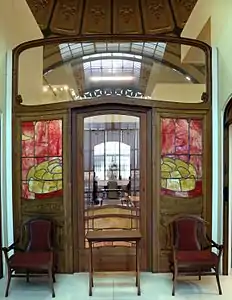 Furnishings of the Hôtel Aubecq by Horta (1899–1902) on display at the Musée d'Orsay, Paris